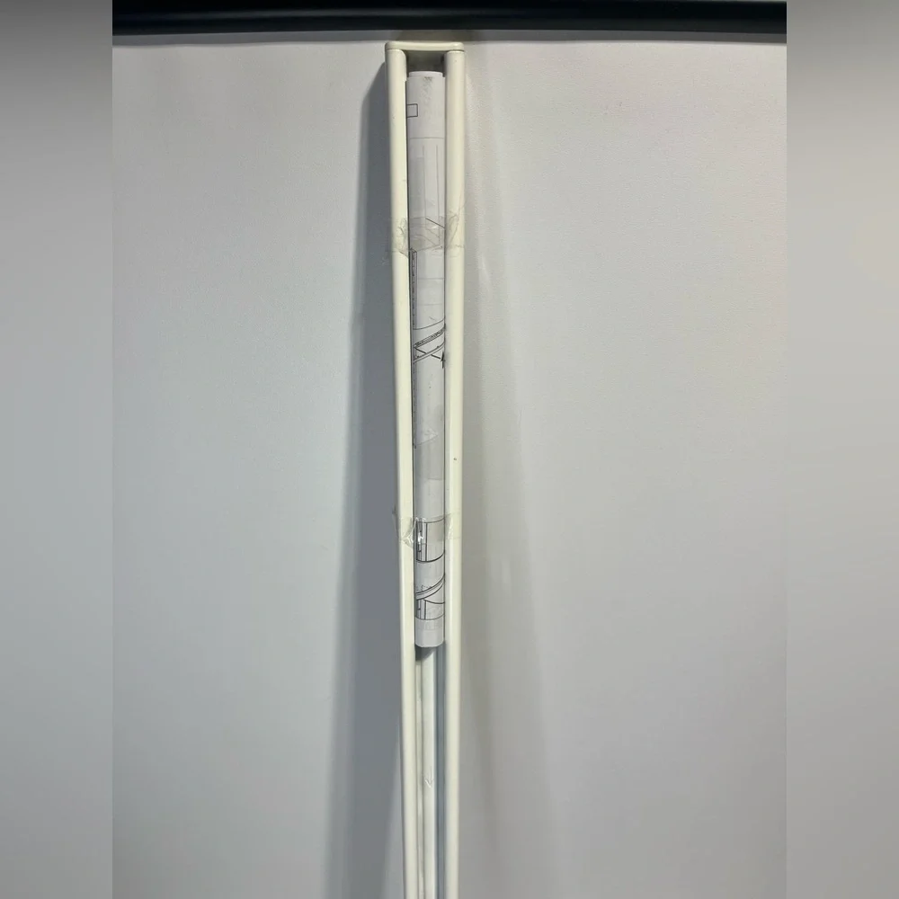 IKEA Algot White Shelving Brackets Upright/Vertical Mounting Rail 33 1/8